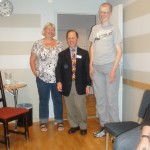 Dr Kaplan med Pontus och Birgitta Calmefelt