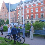 Kvällsunderhållning med flygplan