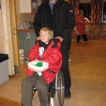 Hugo & morfar Julbazar för FOP på Lundbyskolan 2007