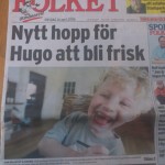 2006. Hugo i tidningen Folket den 26 april i samband med FOP genens upptäckt.