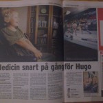 2009. Hugo & Marie i tidningen Folket. Med anledning av att Marie hade besökt FOP laboratoriet i Philadelphia/FOP mom retreat i NJ.