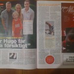2011. Hugo, Marie, Pelle & Kazper i tidningen Land.