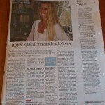 2011. Marie i DN. Fyller 45år och firar med Hugos morfar "115år till förmån för FOP"