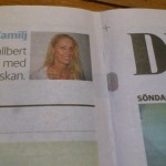 2011. Marie i DN. Fyller 45år och firar med Hugos morfar "115år till förmån för FOP"