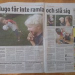 2004. Hugo i tidningen Folket.
