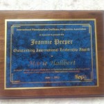 2012 Outstanding International Leadership Award.