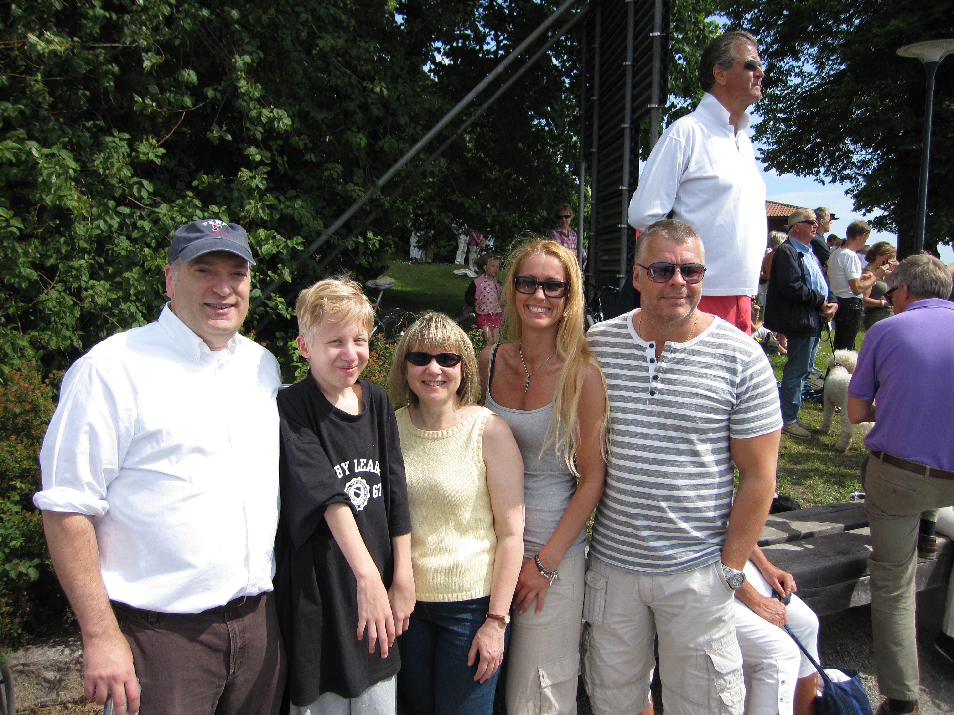 Dr Bob Pignolo, Hugo,Dr Eileen Shore, Marie & Pelle