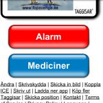 Här väljer du språk+ klicka ändra för att lägga till ICE nr och information