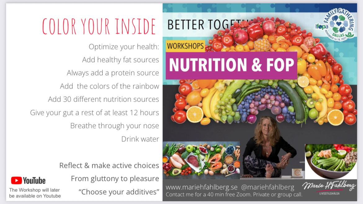 Workshop. Nutrition & FOP 2023